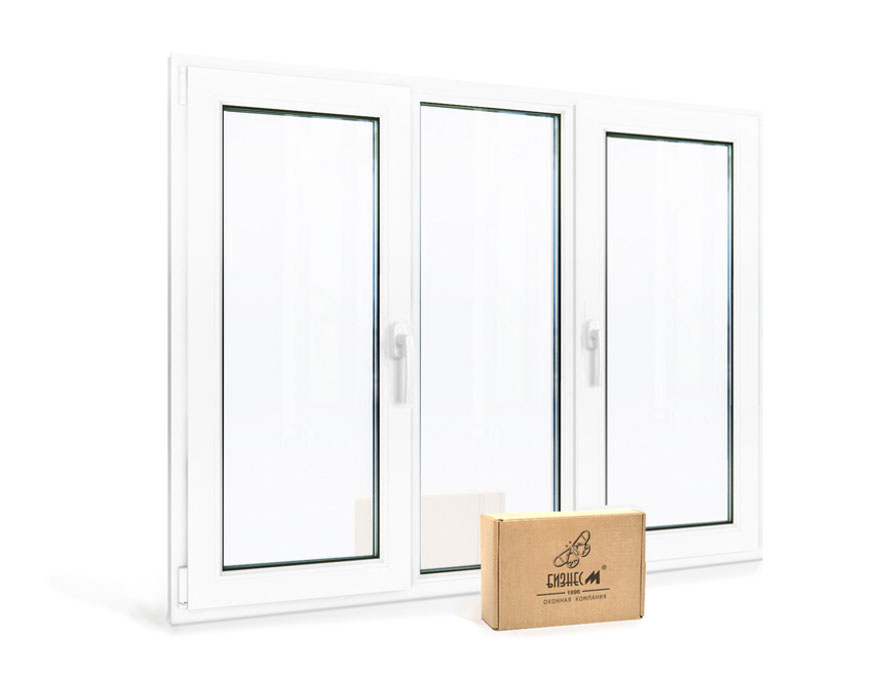 Купить окно 1500х1800 трехстворчатое в Москве от компании-производителя ...